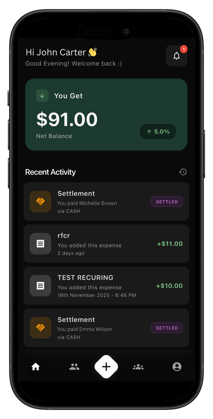 Espensa App Screenshot